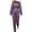 Purple, variant on Womens Ski Suit Clearance Women's Winter Ski Onesie Outdoor Sports Snowsuit Removable Collar Coat Onesie Jumpsuits for Women Dressy One Piece Jumpsuit White