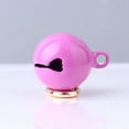 thumbnail image 1 of Pet Collar Bell Dog Collar Bell Cat Collar Bell Pet Pendant Accessories Pet Collar Bell Iron Pet Round One Piece Bell Collar Pendant Accessories With Keyring For Cats And DogsRose, 1 of 1