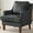 Black, variant on Ktaxon Modern Lounge Chair, Fabric Arm Chair with Side Bags, Mid Century Accent Chair for Living Room Bed Room Beige