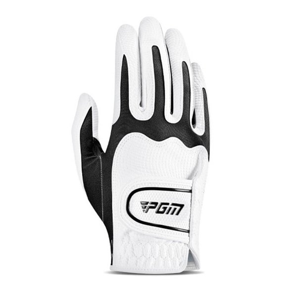 Gants de Golf pour Enfants Résistants à l'Usure Antidérapants Respirants Gant Simple pour Garçons et Filles ST035 Main Droite-Noir TP