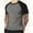 Gray, variant on ITSAME Men's Raglan Tee, Short Sleeve Classic Fit Crew Neck Summer Casual Gym T-Shirt Black M