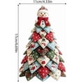 thumbnail image 6 of Christmas DIY Quilted Fabric Tree Kit, Beginner-Friendly Patchwork Craft Set with Pre-Cut Pieces, Tabletop Holiday Decor for Mantel Office, 6 of 6