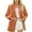 Orange, variant on Uaswgudfs ​Structured Tailored Coat: Women's Autumn Woven Fabric with Notched Lapel, Hip Pockets & Minimalist Sleeve Accents​