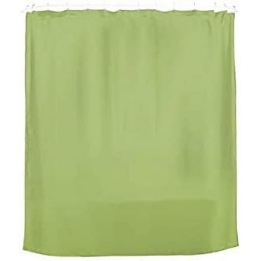 Shower Curtain Liner Lime Green Machine Washable Vinyl Magnetized