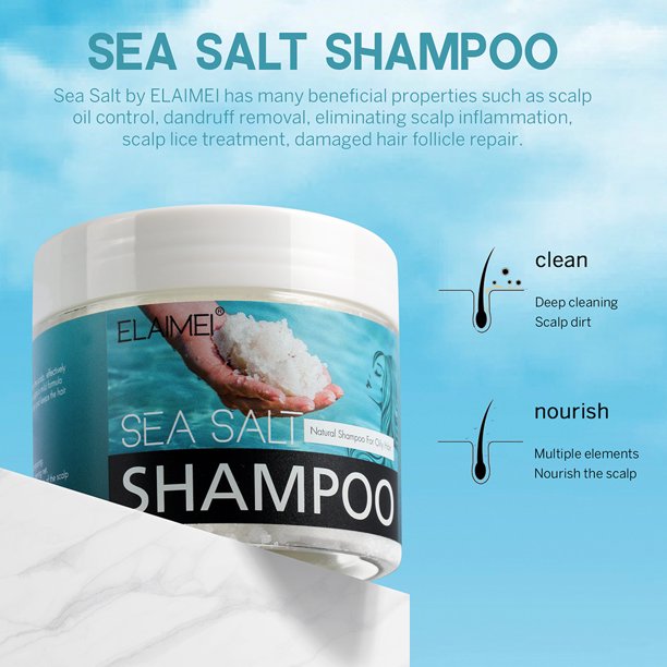 Elaimei Sea Salt Shampoo AntiDandruff, AntiItching And Cleansing