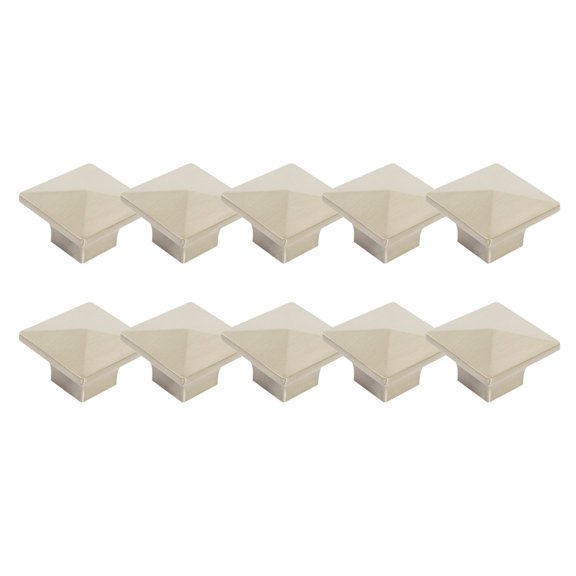 Design House 182428 Crown Knob, 10-Pack, Brushed Nickel