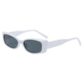 thumbnail image 3 of 5x Gafas de Sol Rectangulares para Mujer Protección Moda Retro Estilo años 90 Gafas de Montura Ancha Accesorios Estéticos Clásicos Tonos Pequeños 5 piezas, 3 of 8