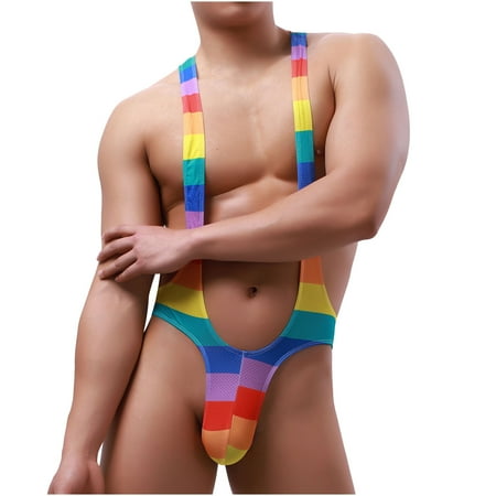 

FREE SHIPPING-Men Casual Fashion Print Sexy Underwear Body Sculpting Butt Lift Jumpsuit mens pajamas lingerie for men valentines day gifts