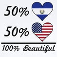 thumbnail image 2 of CafePress - 50% El Salvadorian 50% American 100% Beautiful Bod - Baby Light Bodysuit, Size Newborn - 24 Months, 2 of 4