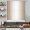 thumbnail image 5 of Beige White Ombre Sheer Curtains 54 Inches Long, Modern Gradient Abstract Art Light Filering Curtains, Breathable Simi Curtain Privacy Drapes for Kitchen Bathroom Nursery Small Window Treatment, 5 of 9