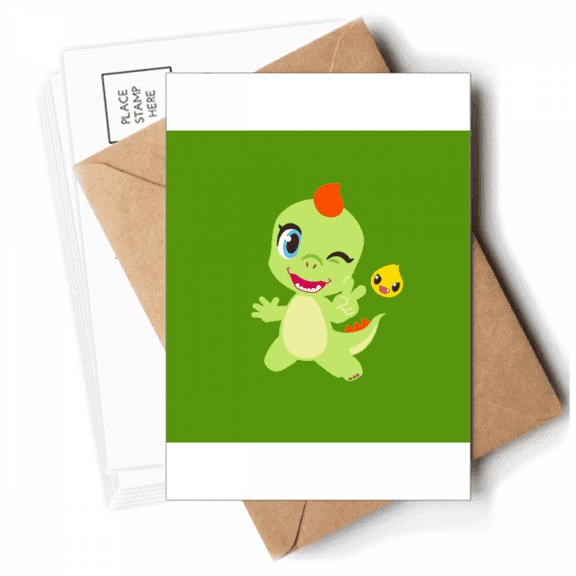 Dinosaur Kingdom Love You Postcards Envelopes Blank Note Cards Mailing