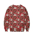 thumbnail image 3 of Wutalume Men's Fashion Christmas Sweater with Holiday Themes, Cozy and Fun for Seasonal Events and Casual Wear,Vermilion S, 3 of 5