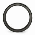 thumbnail image 2 of Stainless Steel Brushed & Black IP-plated 9mm Band Size: 13; for Adults and Teens; for Women and Men, 2 of 6