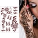 thumbnail image 2 of Kit de tatuaje temporal XMASIR, pegatinas impermeables con henna, 2 of 6