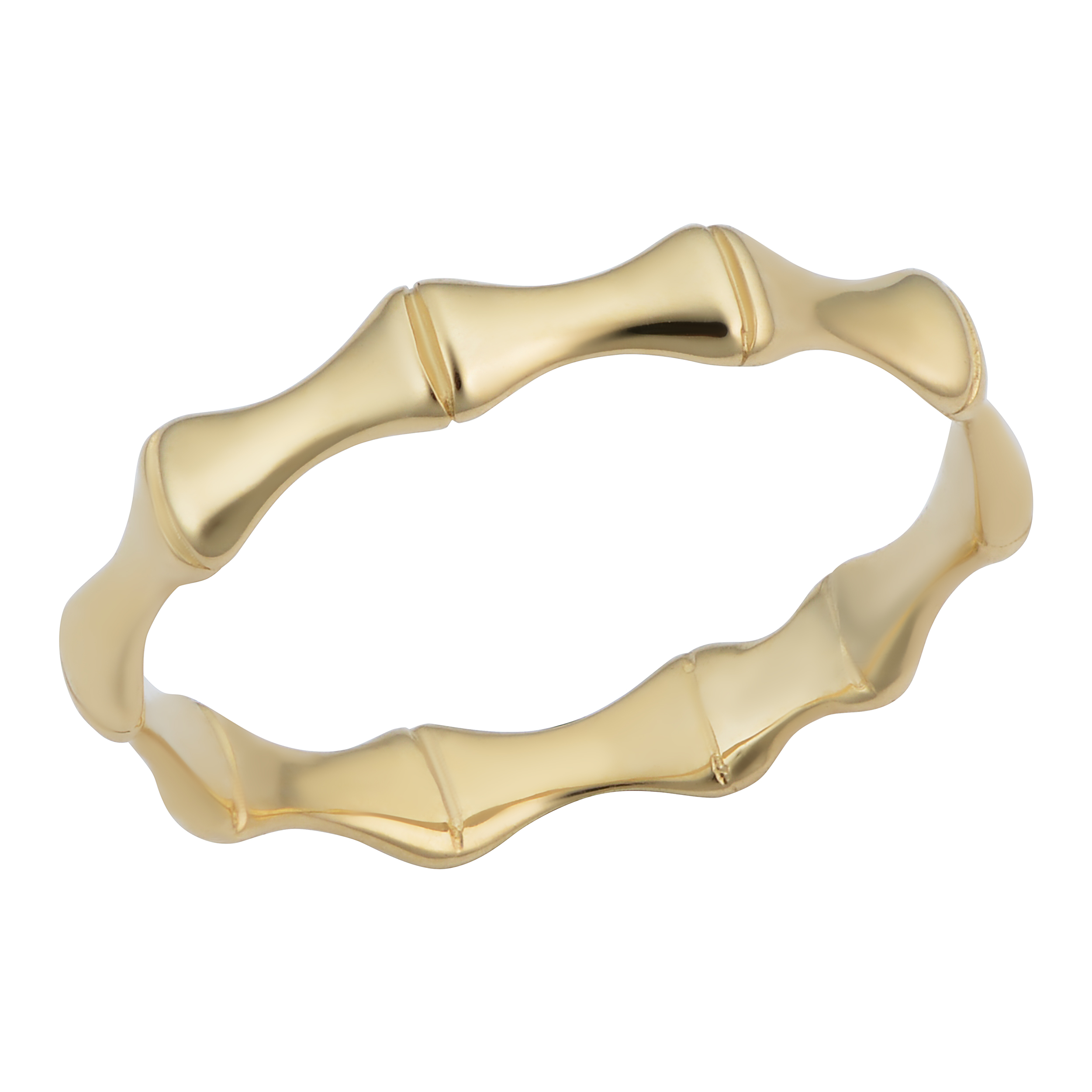 14k Yellow Gold Bypass Style Toe Ring with Polished Hearts main image 0