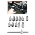 thumbnail image 1 of Drain Plug Key Socket Set, Professional 12 Pcs Oil Sump Screw Socket Wrench Easy Installation  for Engine, 1 of 7