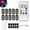 F, variant on LED Car Strobe Lights with Remote Control, 8 Colors Car Interior Light