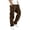 Z123-Brown, variant on Hiking Pants Men Slim Fit Regular Fit Stretch Cropped Pants Slim Fit Dress Pants Tapered Work Cropped Trousers