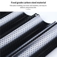 thumbnail image 3 of Molde Para Baguette De Pan Francés Forma De Onda Negro Methold HA025968-02, 3 of 7
