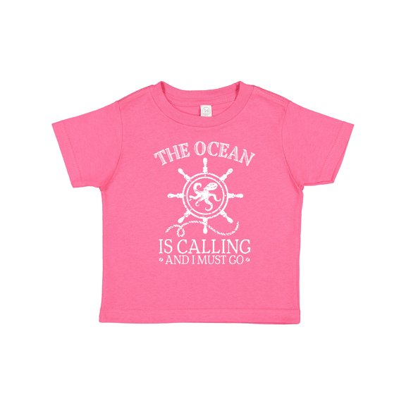 Inktastic Ocean is Calling Cute Nautical Octopus Boys or Girls Toddler T-Shirt