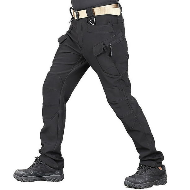 Xihbxyly Pantalones de Senderismo Resistentes Al Viento, con Múltiples Bolsillos, Cálidos y Resistentes Al Desgaste, Ideales para Actividades Al Aire Libre, Senderismo Invernal, Esquí y Montañismo. T