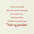 thumbnail image 4 of Hallmark Christmas Greeting Card for Grandson (Love, Pride and Special Memories), 4 of 7