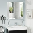 thumbnail image 2 of kleankin Medicine Cabinet, Bathroom Mirror Cabinet with Doors and Shelves, 2 of 9