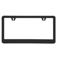thumbnail image 1 of Cruiser License Plate Frame 15350 Neo Classic; Without Design; Powder Coated; Black; Die Cast Zinc, 1 of 2