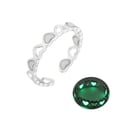 thumbnail image 1 of Anillos De Pareja Luminosos Anillo De Dedo En Forma De Corazón Ajustable Anillo Abierto Fluorescente El Mejor Regalo Para El Amante Serendint AP006891-01, 1 of 5