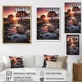 thumbnail image 4 of Designart "Sunrise Among the Trees in Germany" Floral Wall Art Living Room, 4 of 5
