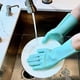 thumbnail image 3 of Guantes de silicona reutilizables para lavar platos Guantes para fregar para cocina Baño, 3 of 6