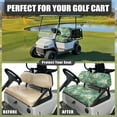 thumbnail image 4 of Yuyamidu Frangipani Golf Cart Seat Covers for 2-Person Seats Palm Leaves Car Seat Protector Green Golf Cart Back Rest Cover Set of 2, Easy to Install, 4 of 7