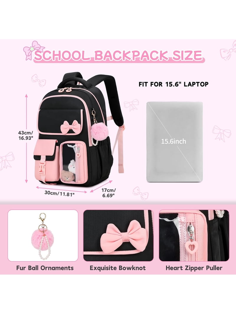 Sunyuer Cute Aesthetic Backpack for Women, College Laptop  display picture 3
