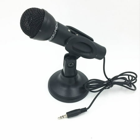 Condenser Microphone,Computer Microphone,3.5MM Plug and Play Omnidirectional Mic with Desktop Stand for Gaming,YouTube Video,Recording Podcast,Studio,for