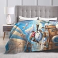 thumbnail image 5 of Hello Kitty Blanket, Super Soft Throw Blanket, Cozy Flannel Blankets For Boys Girls, Warm Blankets For Couch Sofa Bed, 50"X40", 5 of 9