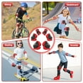 thumbnail image 5 of Knee Pads And Elbow Pads Set with Wrist Guard for Kids 3-9 Years Toddler Knee and Elbow Pads with Wrist Guards 3 in 1 for Skating Cycling Bike Rollerblading Scooter, 5 of 6