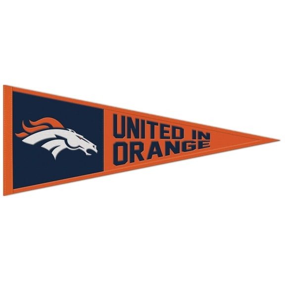 WinCraft Denver Broncos 13" x 32" Slogan Pennant