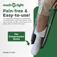 Reach Right Helper Tool for Seniors Compression Sock Assistant, Shoe