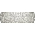 thumbnail image 3 of Stainless Steel Brushed & Polished Textured 8mm Band (Size 11.5) Made In China sr61-11.5, 3 of 5