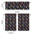 thumbnail image 6 of Kitchen Curtains 36 Inch Short - 3 Panel Set with Cute Cat Paw Pattern, Rod Pocket Window Curtain, 100% Polyester for Pet Lovers Farmhouse, Cafe, Kitchen, Bedroom, Easy Wash, 6 of 6