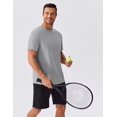 thumbnail image 6 of Pinspark Moisture Wicking T Shirts for Men Plain Polyester T-Shirts Short Sleeve Workout Shirts Casual Tees Loose Fit, 6 of 6