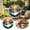 A, variant on Tropical Beach Sunset Acrylic Puzzle Ornament 7.9" DIY Window Hanging Suncatcher Double-Sided Light Transmitting Decor Creative Art Pendant for Home & Garden Decor