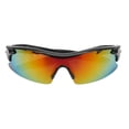 thumbnail image 2 of Gafas protectoras antivaho para niños, protección UV, para patinaje sobre ruedas, deportes al aire libre, montura negra, 2 of 14