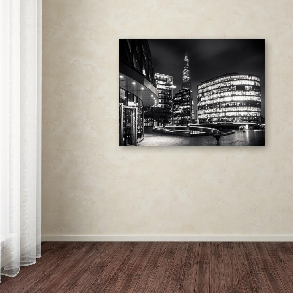 Trademark Fine Art "Gotham Side of London" Canvas Art by Giuseppe Torre