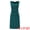 Peacock Blue, variant on Women's Sleeveless Work Dress Square Neck Bodycon Pencil Dresses L Black