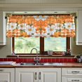 thumbnail image 3 of Yayeee Kitchen Curtains Set of 2 Light Filtering 57"x24" Over Sink Window Panels, Sunny Floral, 3 of 7
