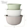 thumbnail image 5 of Beautiful 3-Piece Mixing Bowl Set, Assorted Colors, by Drew Barrymore, 5 of 6