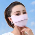 thumbnail image 1 of Máscara de protección solar para mujer, protección UV de verano, transpirable, protección ocular, ángulo de seda de hielo, máscara de protección solar, fresca, transpirable, seda de hielo, 1 of 4