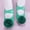 Green, variant on Kids Ballet Slippers for Girls, Non-Slip Suede Sole, Elastic Straps, Breathable Fabric, Sky Blue,Size 39