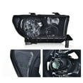 thumbnail image 6 of PIT66 Headlights, Fit for 07-13 Toyota Tundra/08-17 Toyota Sequoia Passenger Side Headlamps Assembly Left & Right Smoke Lens Black Housing Clear Reflector, 6 of 10